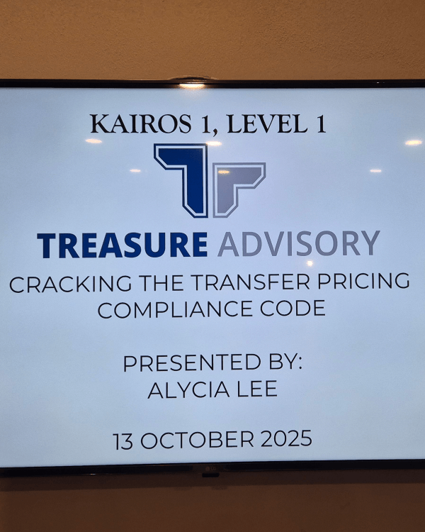 Treasure Advisory presentation